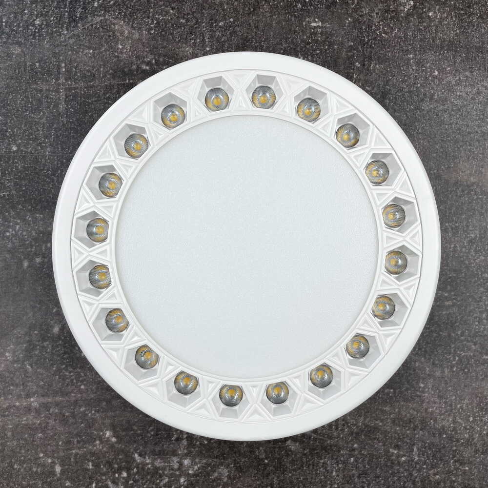 Світильник LED даунлайт Violux ADAMANT 24W 4200K круг IP20 білий ( 100180 )